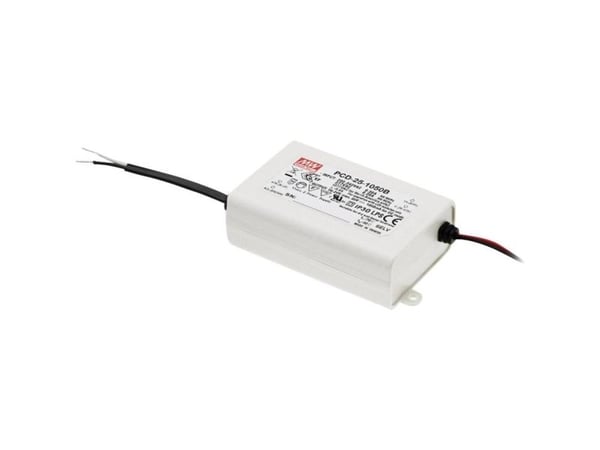 MEAN WELL PCD-25-350B, Lighting, Innendørs, 180 - 295 V, 25 W, 58 V, AC-to-DC