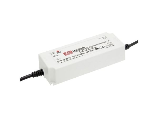 MEAN WELL LPF-90-48, 90 W, IP20, 90 - 305 V, 48 V, 61 mm, 161 mm