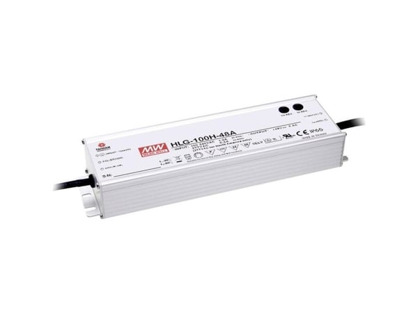 MEAN WELL HLG-100H-36B LED-drivare LED-transformator konstant spänning, konstant ström 95 W 2,65 A 18 - 36 V/DC kan dimras PFC-kopplingskrets