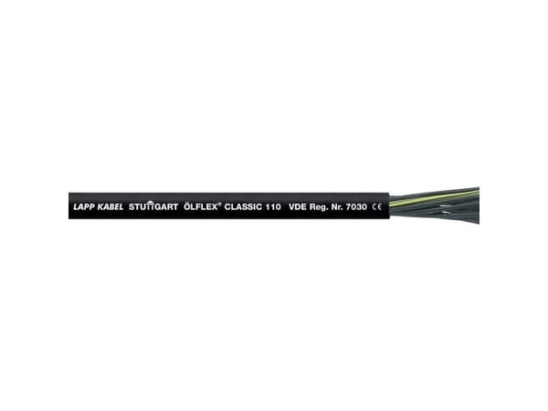 Lapp ÖLFLEX 1119876, 100 m, musta, PVC-muovi, 130 kg/km, 244 kg/km, 4000 V