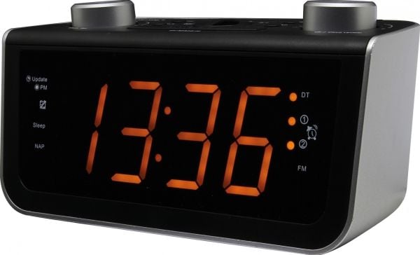 Soundmaster FUR5005, Klokke, Digitalt, FM, PLL, LED, 4,57 cm (1.8"), Svart