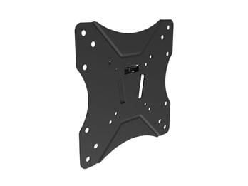 Equip 650402, 75 x 75 mm, 200 x 200 mm, -7,5 - 7,5°, -25 - 25°, Stål, Sort