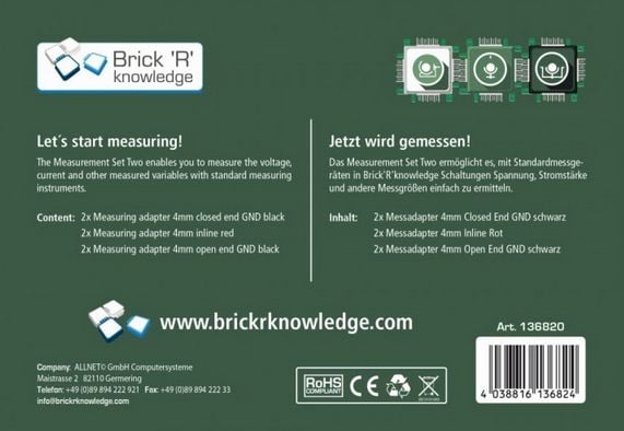 ALLNET 136820, Mätadapter, set, Brick’R’knowledge, ALLNET