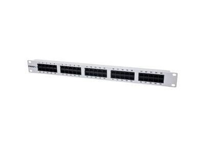Patchpanel 50xTP CAT3 ISDN 19 lysgrå Synergy 21