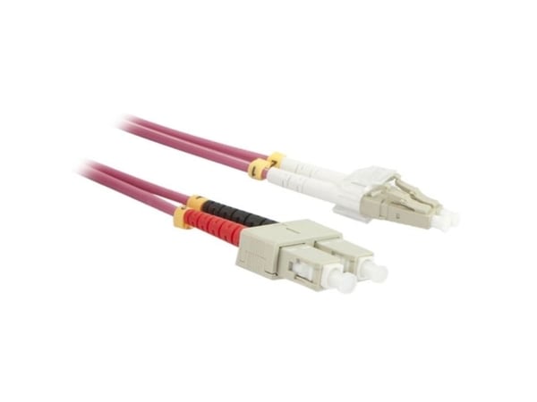 LWL2-fiberpatchkabel 10 m LCSC 50125 µm OM4 AD3 mm Synergy 21