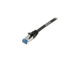 Patchkabel RJ45 CAT6A 500Mhz 15m schwarz SSTPSFTP AWG27 LSZH Synergy 21