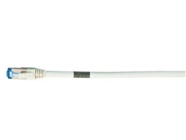 Korkabel RJ45 CAT6A 500Mhz 05m hvit SSTPSFTP TPELSZHSuperflex AWG26 Synergy 21