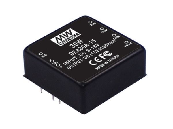 MEAN WELL DKA30B-05, 50,8 mm, 50,8 mm, 21 mm, 25 W, 18 - 36 V, 2500 mA