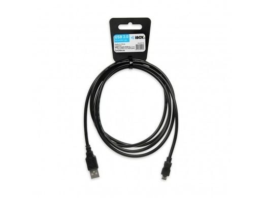 iBOX IKU2M18 - USB-kaapeli - USB (han) til Micro-USB Type B (han) - 2 A - 1,8 m - lajiteltu