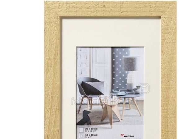 Bildramme i tre Walther design HO030H Home 20x30 cm, naturlig treton