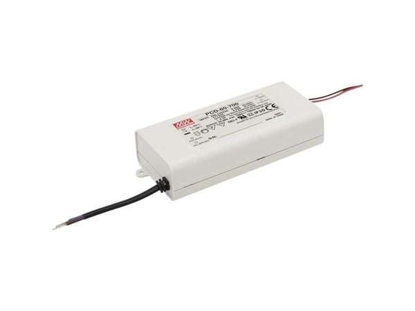 MEAN WELL PCD-60-2400B, Lighting, Innendørs, 180 - 295 V, 60 W, 25 V, AC-to-DC