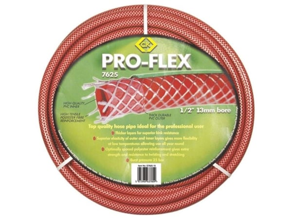 C.K Pro-Flex G762630 19 mm 3/4 tomme 1 stk Rød Haveslange (Rød Haveslange)
