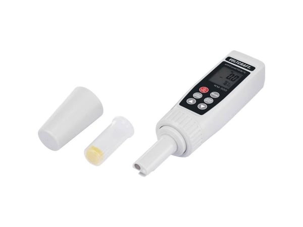 VOLTCRAFT WM-500 væskemåler WM-500 pH, ledningsevne, oppløste partikler (TDS), saltinnhold, temperatur -2 til +16