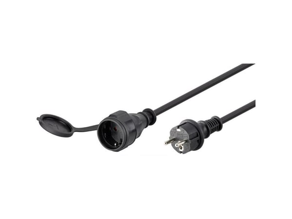 Goobay 71475, 10 m, 1 AC-pistorasia(a), Sisätila, Tyyppi F, Type F (CEE 7/4), IP44
