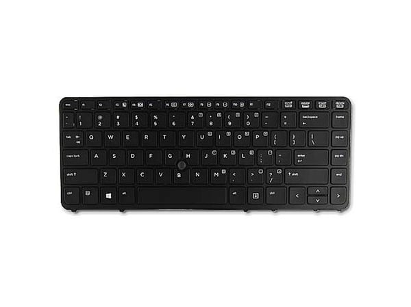 HP - Erstatningstastatur for bærbar PC - bakbelysning - Finsk