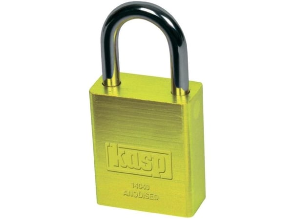 Kasp K14040GOLD hengelås 38 mm (forskjellige gullgul)
