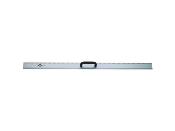 C.K T3531 aluminiumslinjal sølv 100 cm
