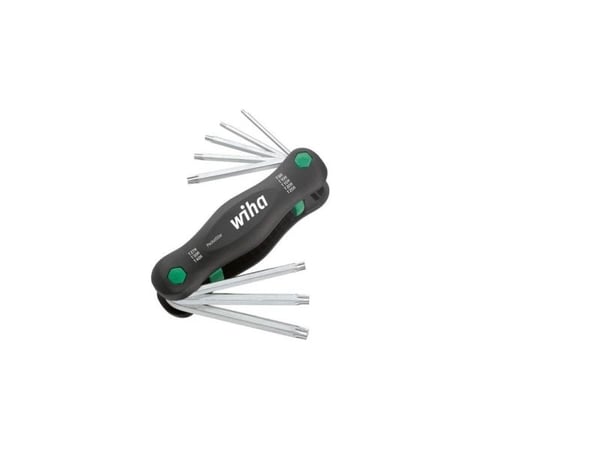 Wiha innvendig TORX vinkelskrutrekker-sett T 9, T 10, T 15, T 20, T 25, T 27, T 30, T 40, 8 deler