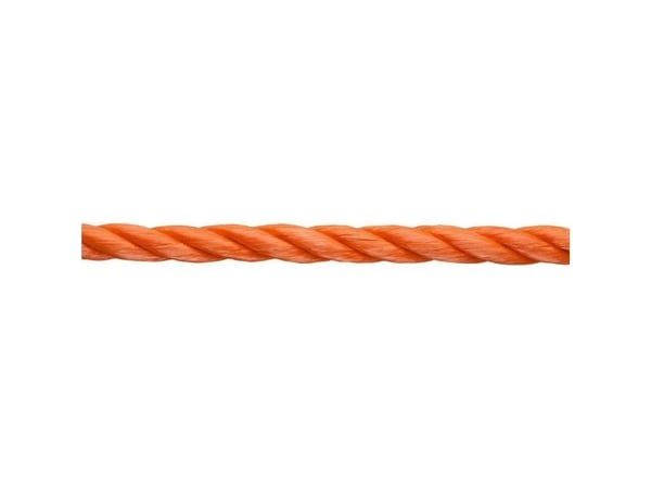 dörner + helmer 190022 flettet polypropylen-tau Ø 8 mm x 120 m oransje