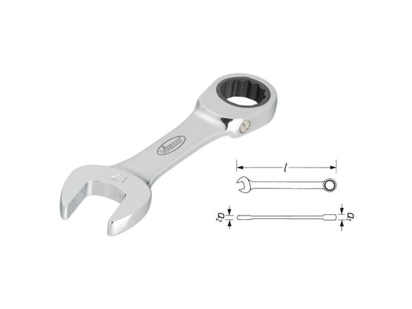 Vigor V2830, 16 mm, Krom, Krom