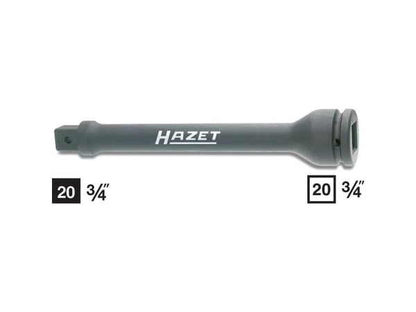 HAZET 1005S-7, Stikforbindelse, Sort, 1 hoved(er), 3/4", metrisk, 20 mm