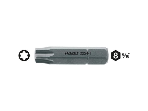 HAZET 2224-T55, 1 stykker, Hexagon, 41 mm, Tyskland