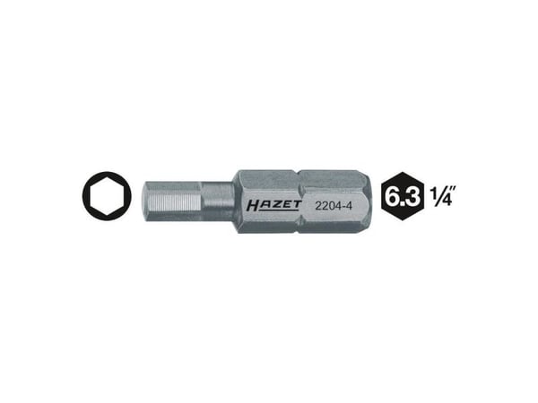 HAZET 2204-6, 1 kpl, Kuusikolmio, 41 mm, Saksa