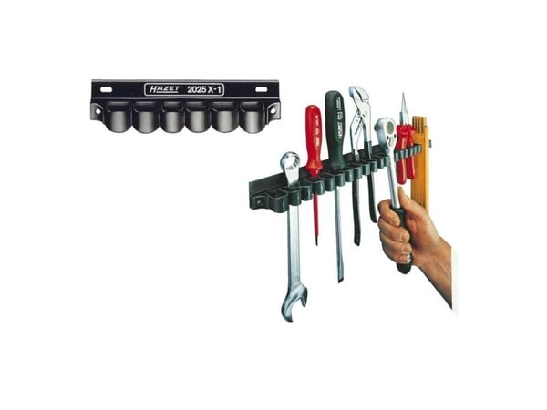 HAZET 2025X-1, Skrutrekkerholder, Skrutrekker, Sort, 150 mm, 40 g