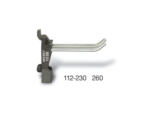 HAZET 112-230, Inne & Ute, Universalkrok, Sort, Sølv, 30 mm, 13 g, 1 stykker