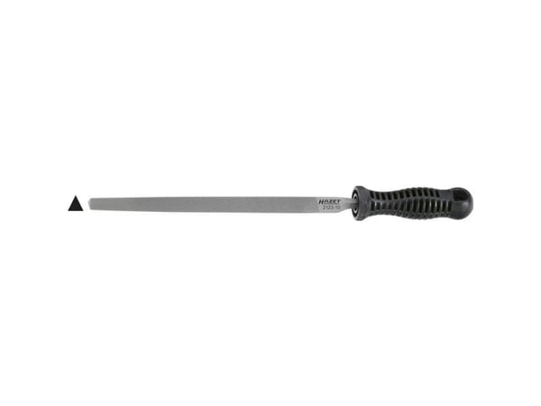 HAZET 2123-10, Fil, Flate mapper, 1. kutt, Plastikk, Svart, 331 g