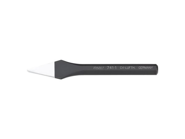 HAZET 741-1, Kaldmeisel, Flat meisel, Metall, 12,5 cm, 4 mm, 68 g
