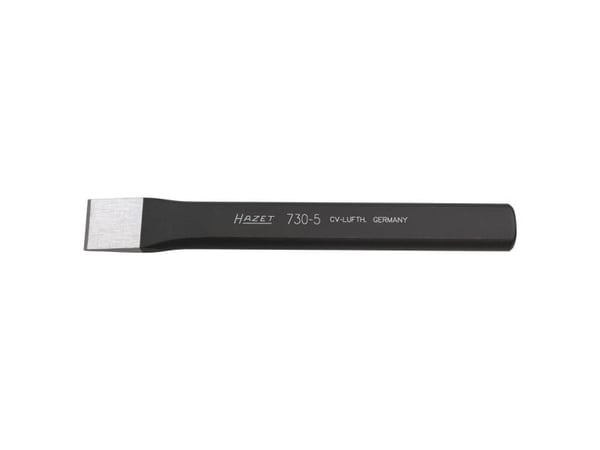 HAZET 730-6, Kaldmeisel, Flat meisel, Metall, 200 mm, 2,4 cm, 380 g