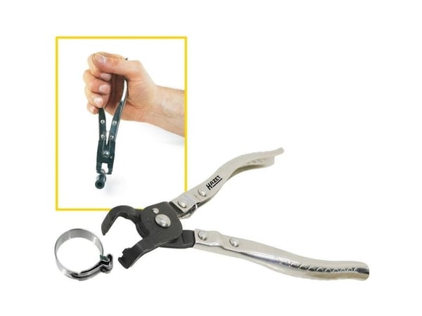 HAZET 798-2, Letkun leikkuupihdit, Hopea, 17,5 cm, 140 g, Saksa