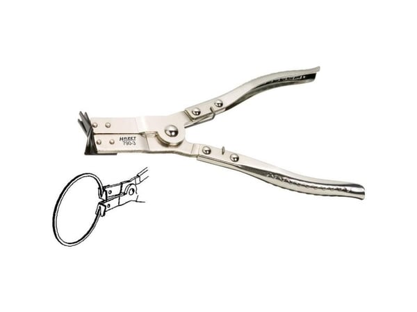 HAZET 790-3, 12 cm, Sølv, 22 cm, 205 g, Tyskland