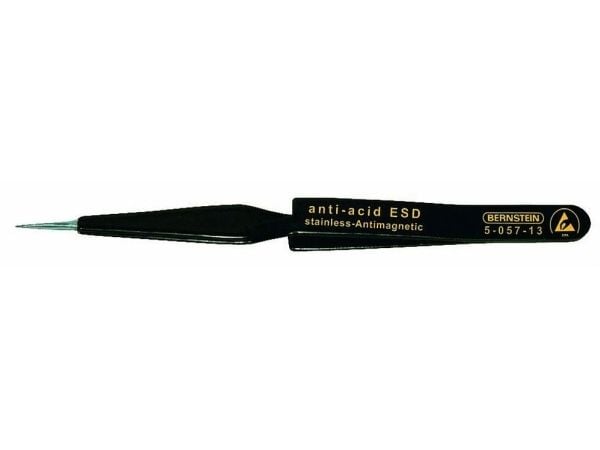 Bernstein 5-057-13, Rustfritt stål, Svart, Spiss, Rett, 13 g, 120 mm