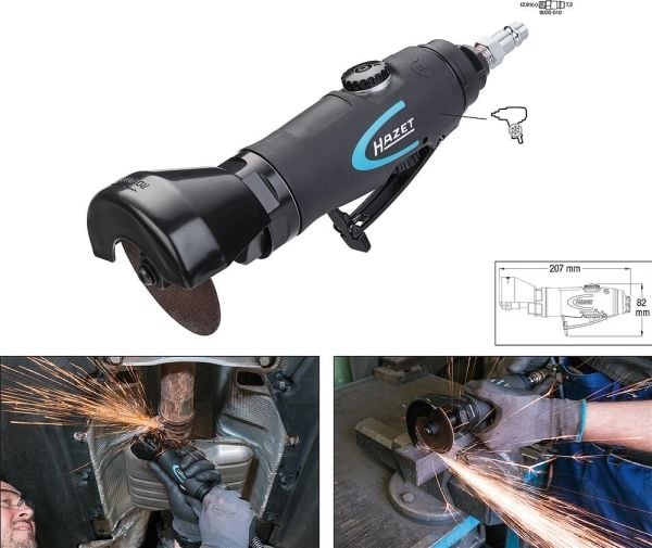 HAZET 9033-10, 2000 RPM, Tryckluft, 900 g