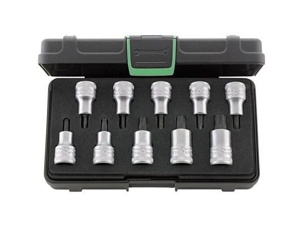 STAHLWILLE 96032005, Støpselsett, 10 hoder, 230 mm, 130 mm, 1,17 kg