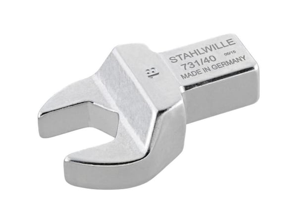STAHLWILLE 731/40 19, Torque wrench end fitting, Krom, 19 mm, 1 stykker