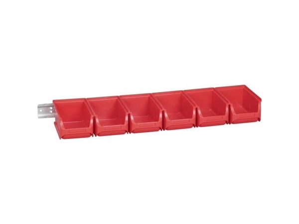 Allit 457060 oppbevaringskasser (L x B x H) 615 x 165 x 75 mm rød 1 stk