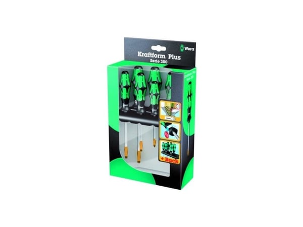 Wera 334 SK/6, Sort, Grønn