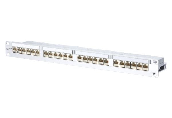 METZ CONNECT 130856C-E, IEEE 802.3an, 10 Gigabit Ethernet, RJ-45, Metallisk, Aluminium, Rackmontering