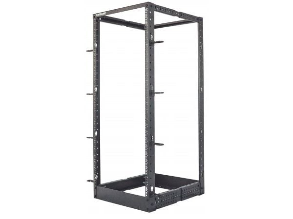 Intellinet 714242, Fristående rack, 26U, 360 kg, Justerbara fötter, Förbättrad kabelhantering, Styrhjul