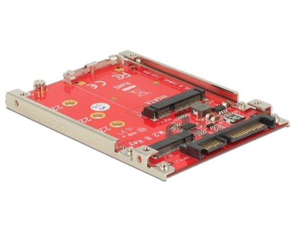 DeLOCK - Muistiohjain (M.2) - M.2-kortti / mSATA - SATA 6Gb/s (62859)