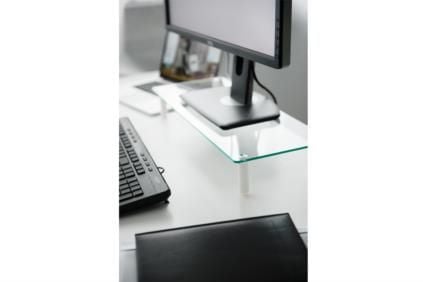 Digitus - Stativ - for Skjerm - plastikk, aluminium, herdet glass - skjermstørrelse: 13"-32" - skrivebordsstativ