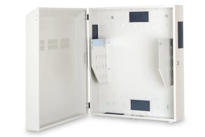 DIGITUS Professional DN-19 WM-V4U-SL - Skap - veggmonterbar - lysegrå, RAL 7035 - 4U - 19"