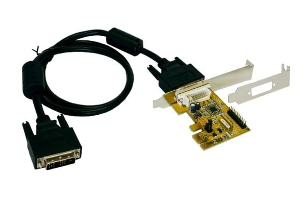 EXSYS PCI-Express laajennuskortti, PCIe, CE, FC, ROHS, WHQL, ECRC, VC, 0 - 55 °C, 5 - 90%, 45 mm