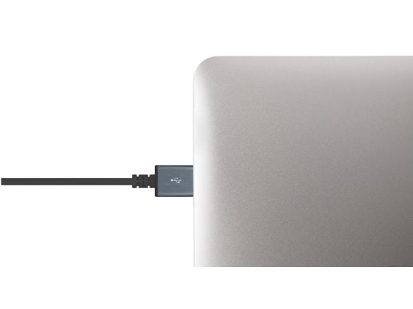 Moshi 99MO023043, 1,5 m, Lightning, USB A, Musta, Suora, Kulmikas