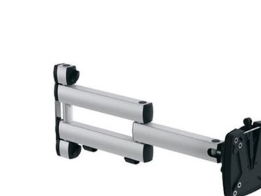 Novus 1.1 TSS Folding arm 3 Monitor Arm, 15 kg, 75 x 75 mm, 100 x 100 mm, -35 - 35°, Antracit, Silver