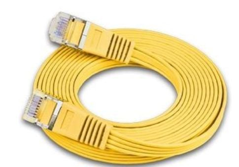 Triotronik Cat 6 - 5m - RJ-45 - RJ-45 - Hann/hann - Cat6 - U/FTP (STP) - Gul (PKW-STP-SLIM-KAT6 5.0 GE)