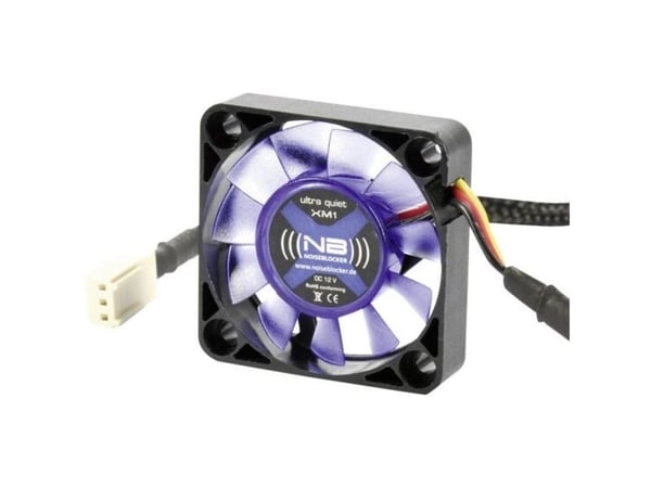 Noiseblocker BlackSilentFan 40mm, Tuuletin, musta